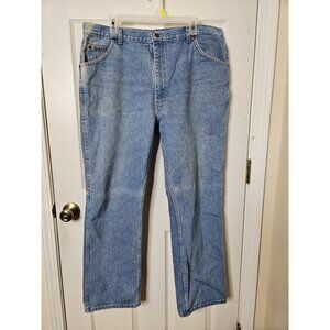 Vintage Roebucks Jeans Mens 36x29 Blue Denim Pants Boot Cowboy Genuine Sears USA